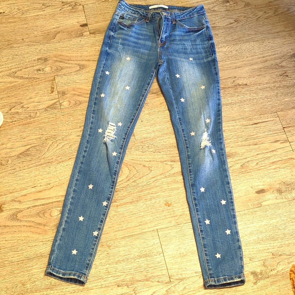 Kancan size 7 star jeans .
